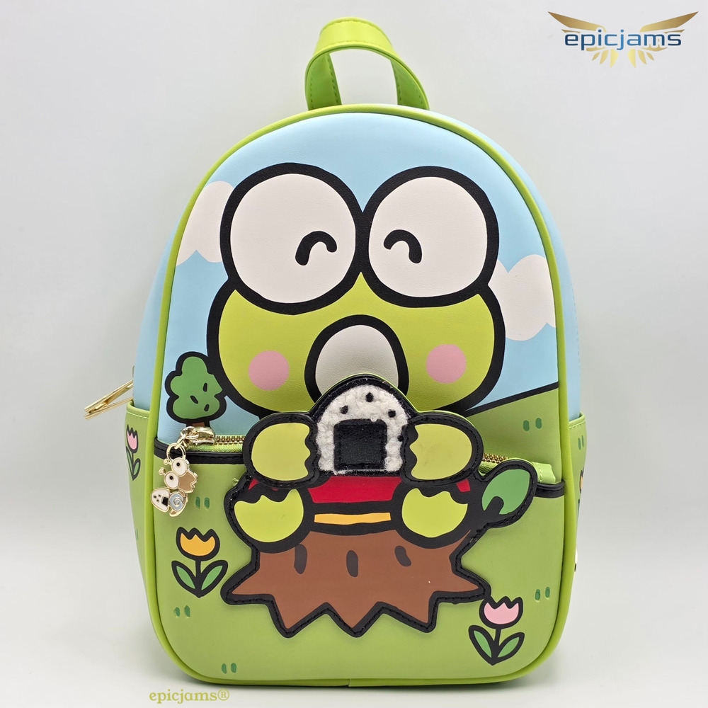 Sanrio Hello Kitty and Friends Keroppi Onigiri Mini Backpack New